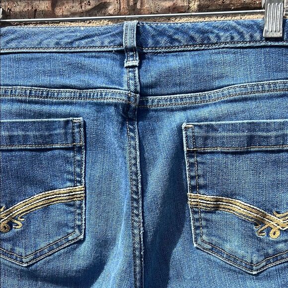 Tommy Hilfiger Women’s Flare Bootcut Vintage 2008 Blue Jeans 34 inch Y2K - Picture 11 of 16